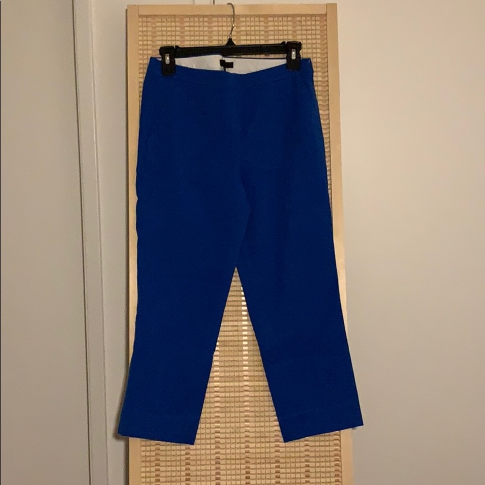 J.Crew bright blue slacks